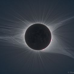  Total Solar Eclipse Corona in HDR 