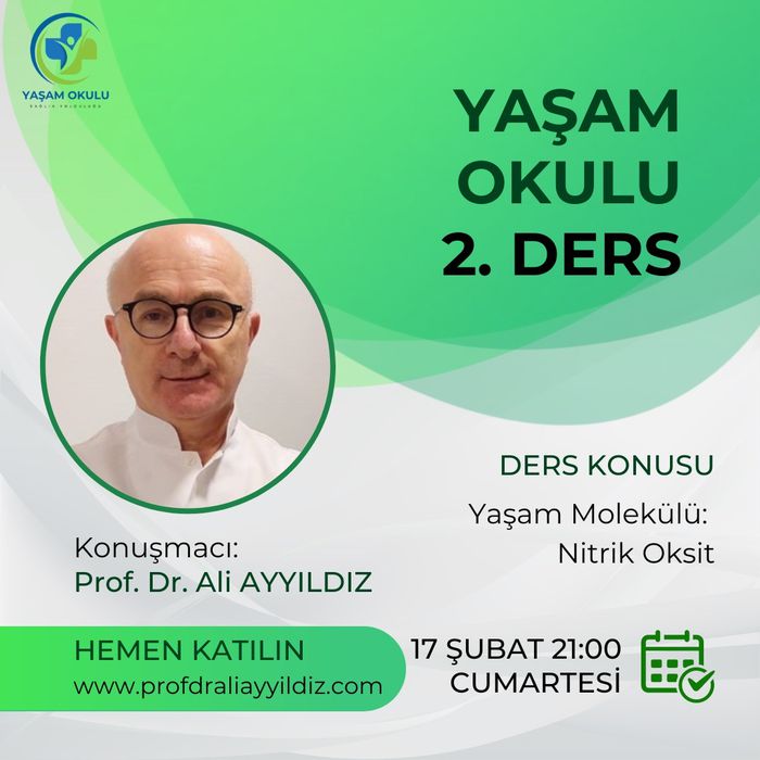 YAŞAM OKULU - 2. DERS - Prof. Dr. Ali AYYILDIZ