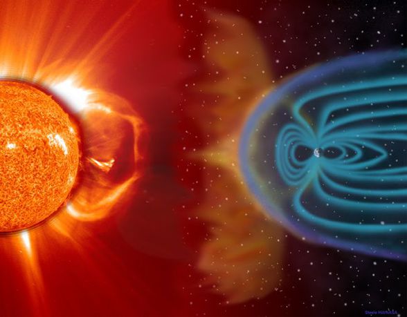 Güneş rüzgarları ve Dünyanın manyetik alanı