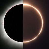  A Rare Hybrid Solar Eclipse 