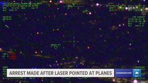 Police Capture Suspect Who Aimed Laser At Helicopter