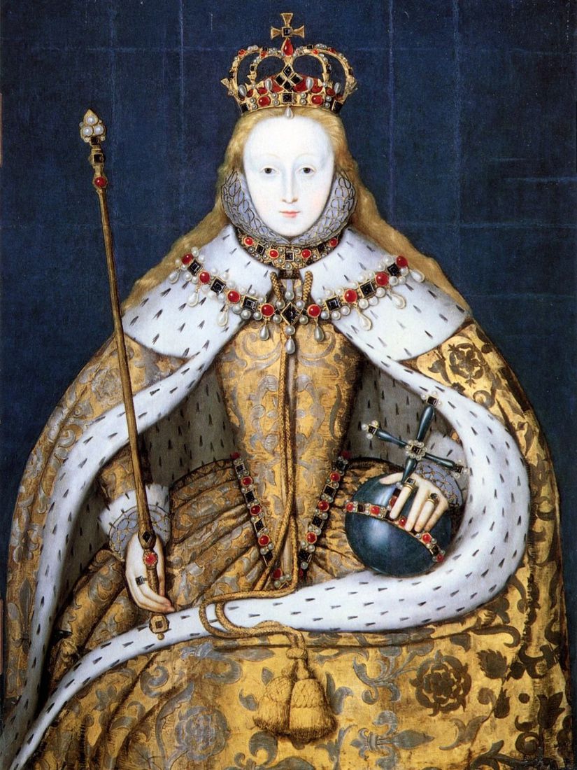 Kraliçe 1. Elizabeth'in tahta çıkış (Coronation) portresi