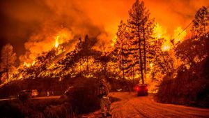 California Faces Wildfire Threats Amid Wind And Power Outages