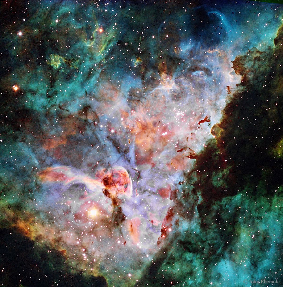  Clouds of the Carina Nebula 
