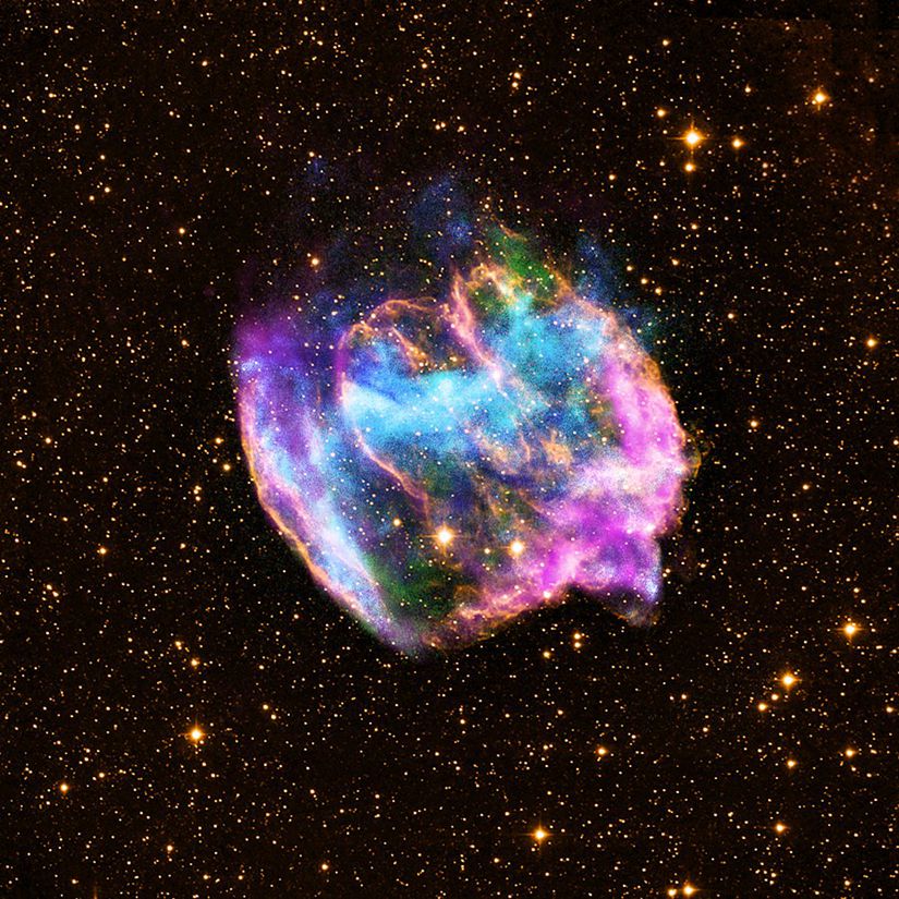 NuSTAR, bir süpernovadan arta kalanları görüntülüyor.
