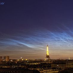  Noctilucent Clouds over Paris 