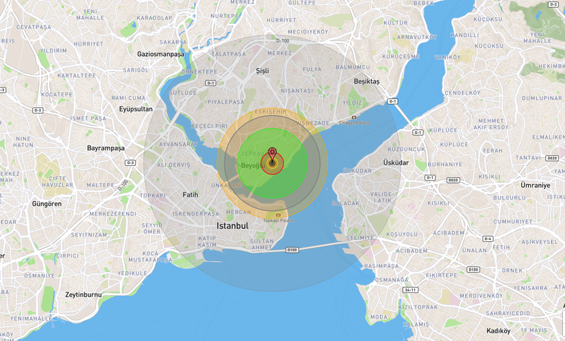 Hiroşima'ya atılan bomba, İstanbul'a atılsaydı ne kadarlık bir alan etkilenirdi?