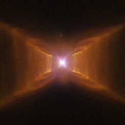  The Red Rectangle Nebula from Hubble 