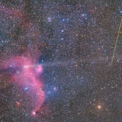  Meteor, Comet, and Seagull (Nebula) 