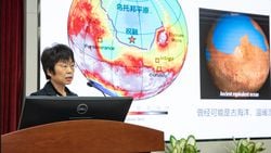 Çinli bilim insanları, muhtemelen su tarafından şekillendirilmiş Mars zeminini buldular.