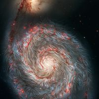 Girdap Galaksisi’nin Manyetik Alanı