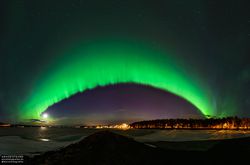 İsveç Üzerinde Kutup Işıkları