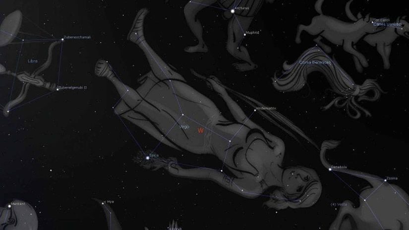Görsel: Stellarium gökyüzü yazılımı