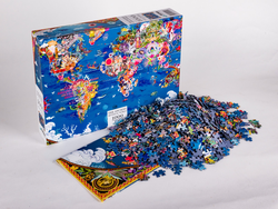 Mitolojik Dünya 1000 Parça Puzzle
