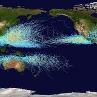 Dünya'daki Siklon Yolları