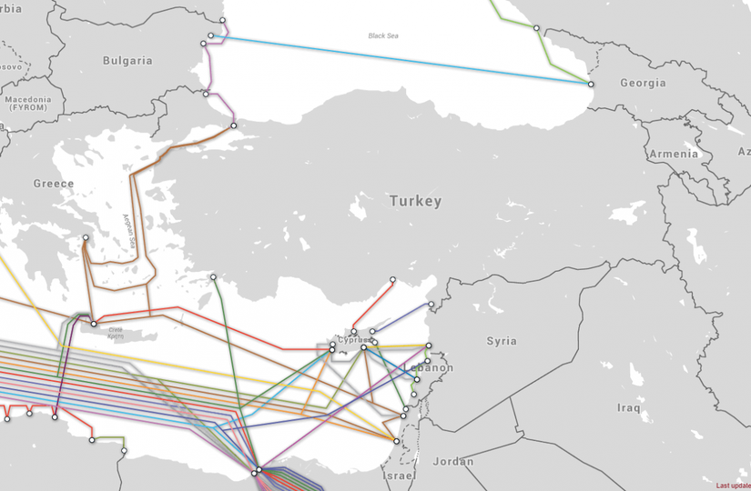 Türkiye'ye İnterneti Getiren Okyanus Altı Kabloları