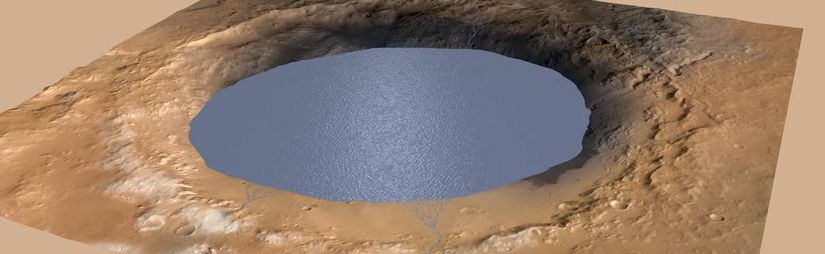 Mars gölü modellemesi