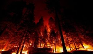 Wildfires Rage Across California And Nevada As Thousands Evacuate