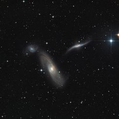  Arp 286: Trio in Virgo 