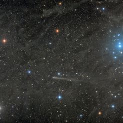  Two Comets and a Star Cluster 