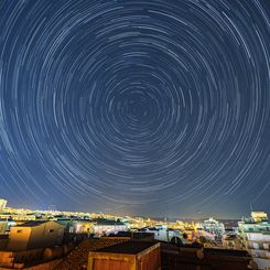  Stars Trail over Ragusa 