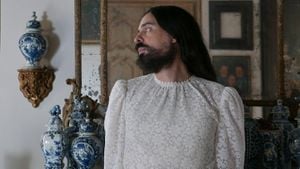 Alessandro Michele Makes Grand Debut At Valentino Runway