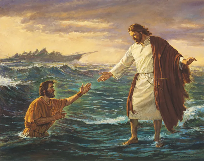 İsa'nın suda yürüme mucizesi...