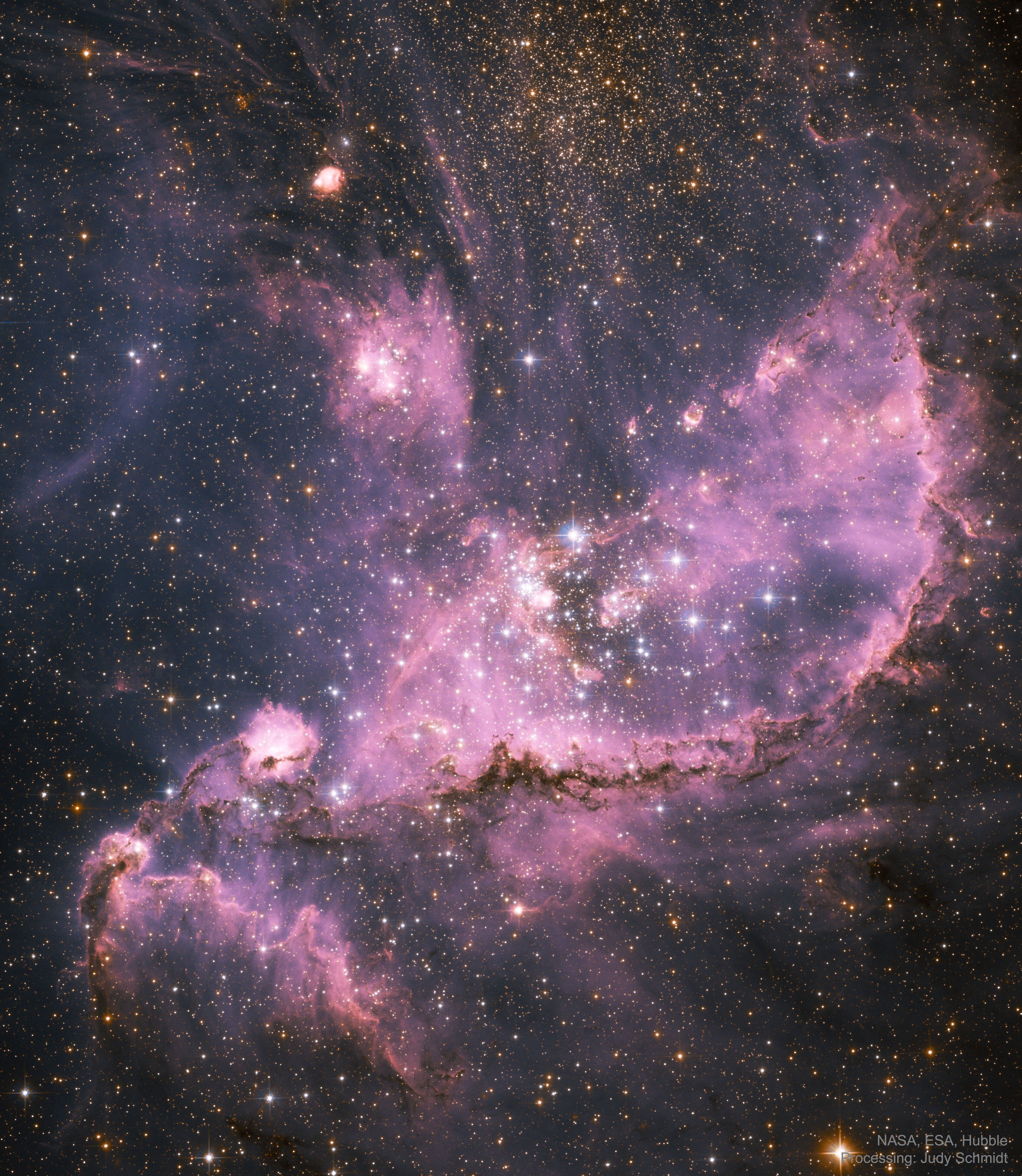 NGC 346: KMB’deki Yıldız Oluşum Kümesi