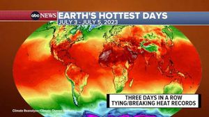 July 21 Marks Earth's Hottest Day; Global Climates Reeling