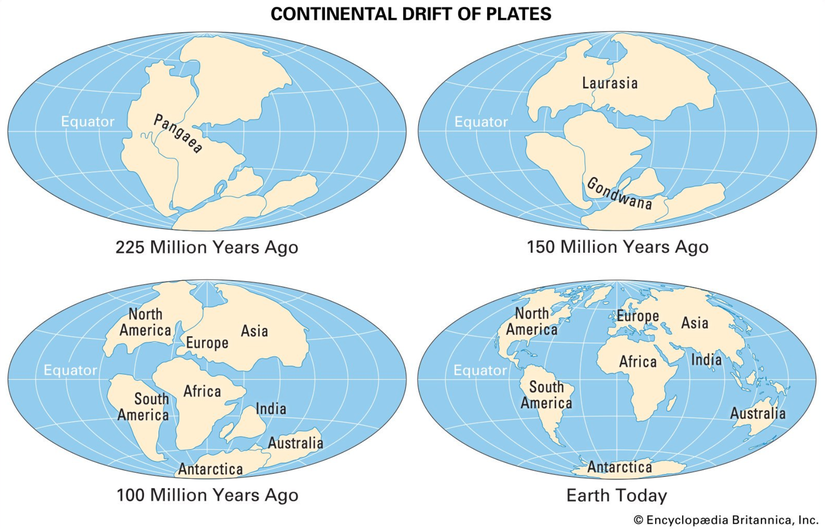 Levha tektoniği ve kıtaların jeomorfolojik evrimi.
