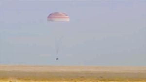 Soyuz MS-25 Crew Completes Record-Breaking Mission