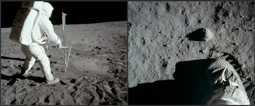 Ay görevlerinde çekilen diğer fotoğraflar.