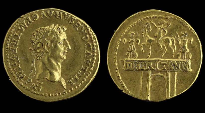 Claudius Portresi Taşıyan Bir Aureus