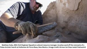 Ancient Campsite Unearthed At Holloman Air Force Base