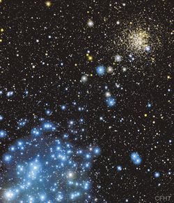 M35 ve NGC 2158 Yıldız Kümeleri