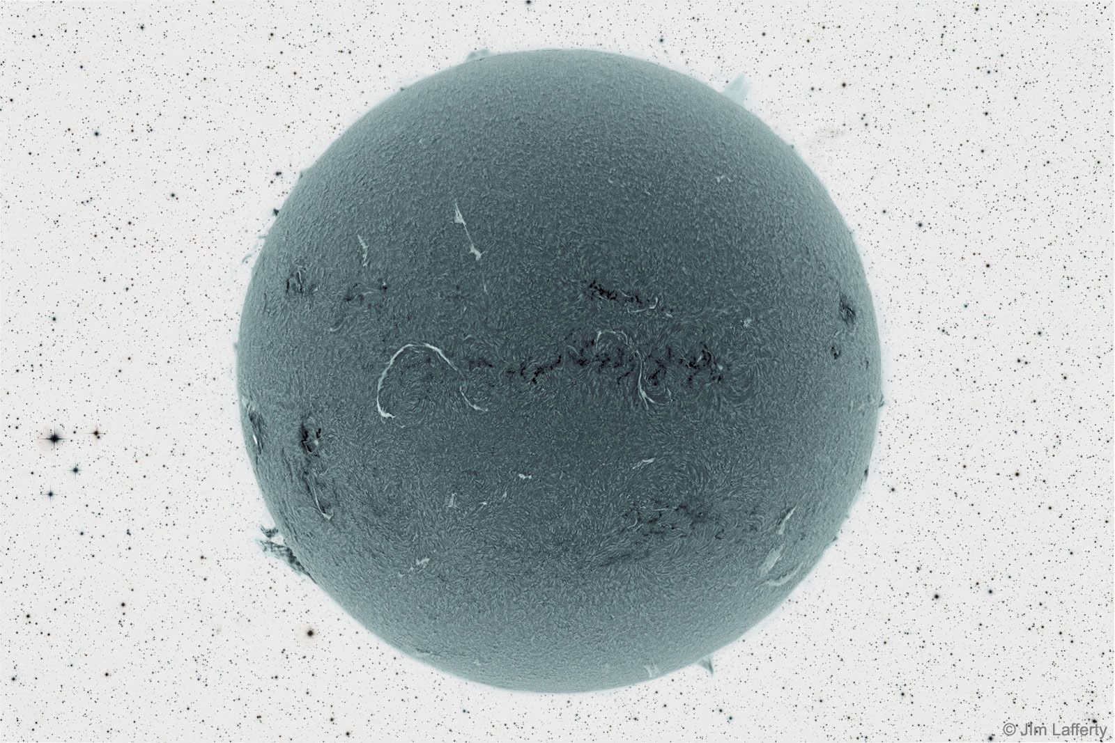  Black Sun and Inverted Starfield 