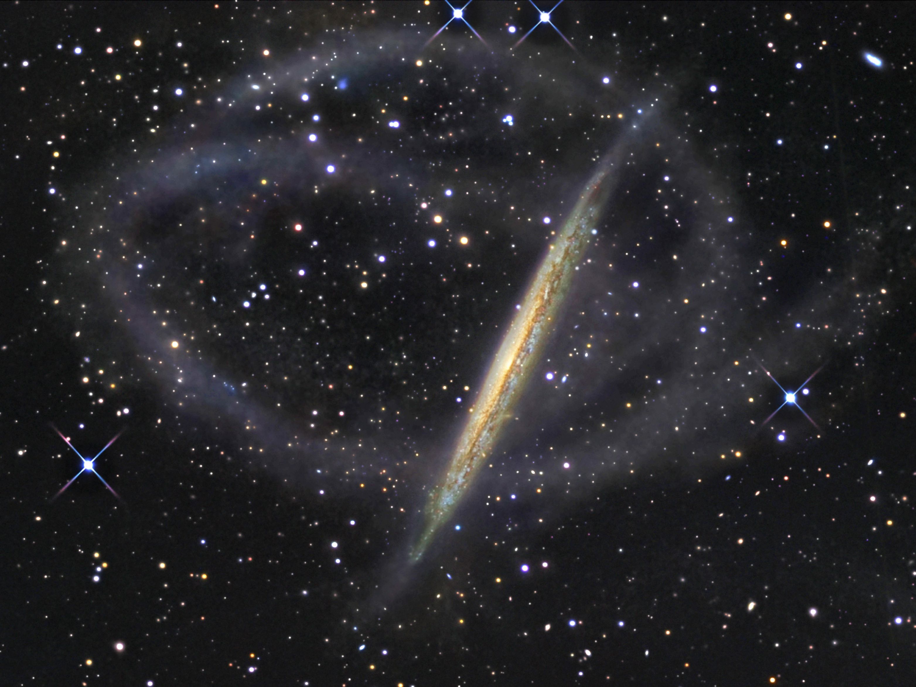 NGC 5907'nin Yıldız Akımları