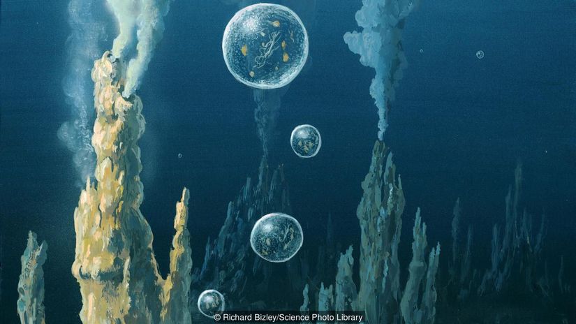​Hidrotermal ağızlardan kaçan hücreler