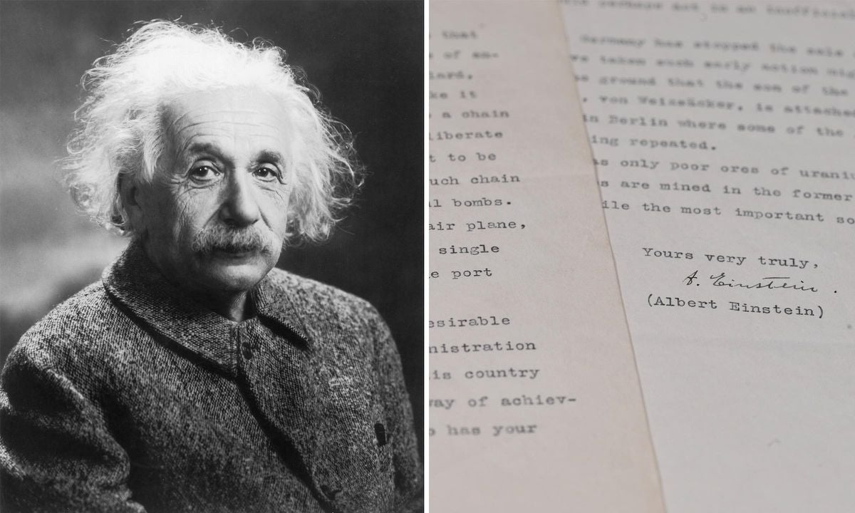 Einstein's Atomic Bomb Letter Fetches Millions At Auction