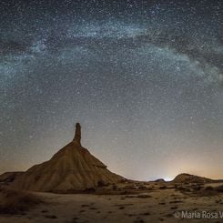  Milky Way Over Spain's Bardenas Reales 