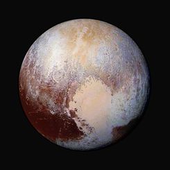  Pluto in Enhanced Color 