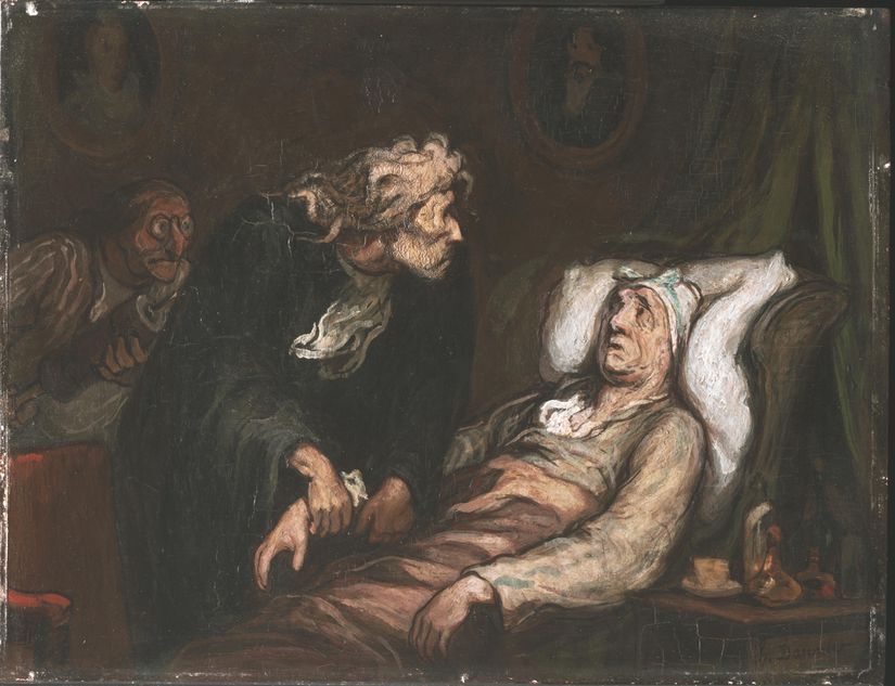 &quot;The Imaginary Illness&quot; by Honoré Daumier