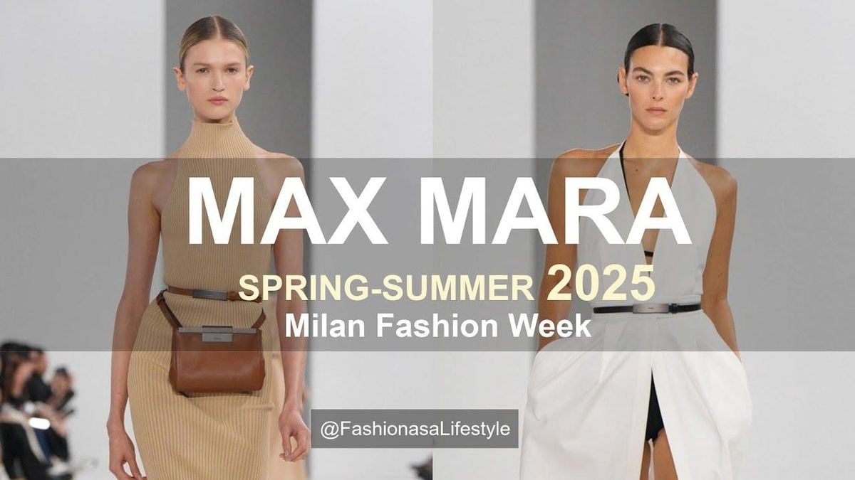 Max Mara Unveils Spring 2025 Collection At Milan Fashion Week