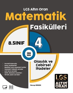 LGS ALTIN ORAN MATEMATİK FASİKÜLLERİ 4 OLASILIK VE CEBİRSEL İFADELER