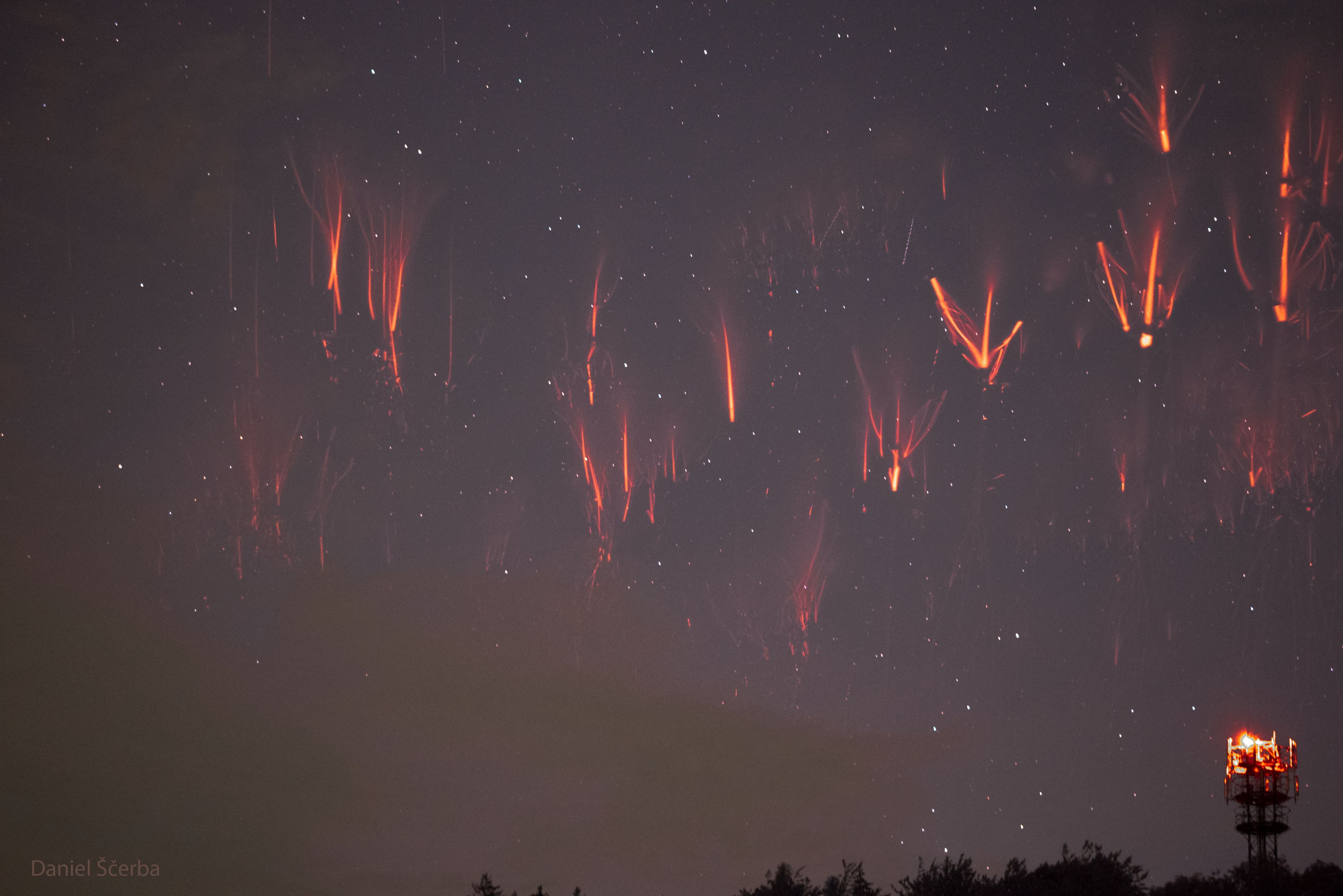  Red Sprite Lightning over the Czech Republic 