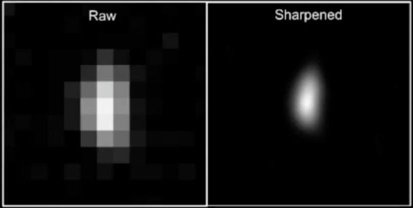 New Horizons'un Ultima Thule'ye ait ilk fotoğrafları...
