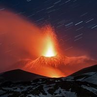  Mt. Etna Lava Plume 