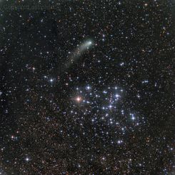  Messier 6 and Comet Siding Spring 