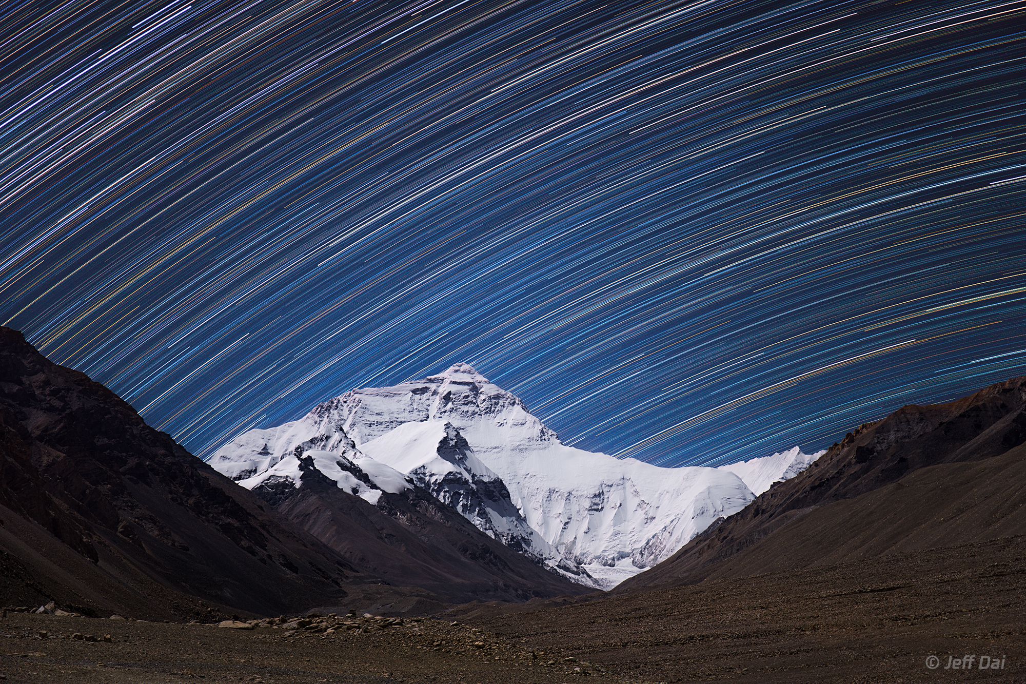  Mount Everest Star Trails 