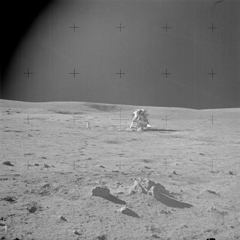 Görsel 5: Apollo 14 görevinde astronot Edgar B. Mitchell tarafından çekilen fotoğraf